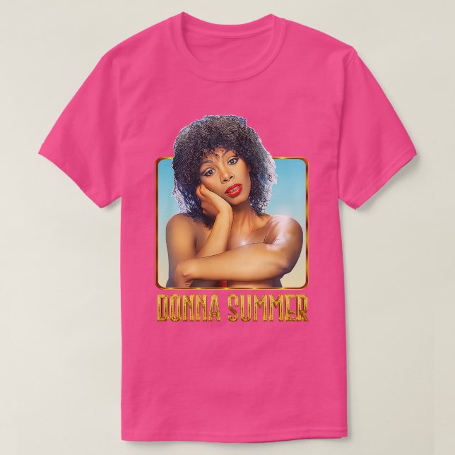 Camiseta Diseño de fans de Donna Summer Retro 70 (Diseño del anverso)