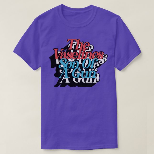 Camiseta Diseño de fans de estilo Glitch original Vaslines (Diseño del anverso)