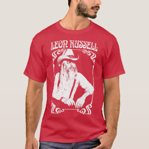 Camiseta Diseño de fans de Leon Russell Retro 1970