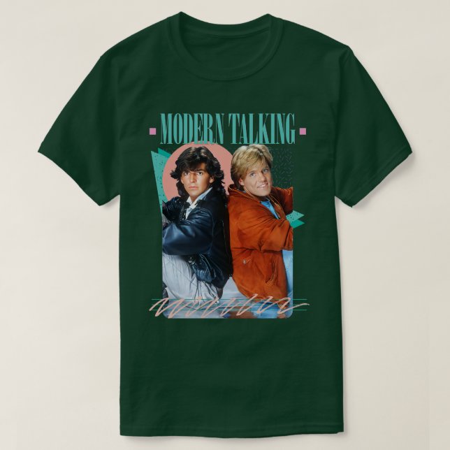 Camiseta Diseño de fans de Modern Talking 80 (Diseño del anverso)