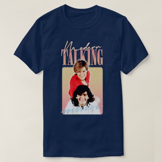 Camiseta Diseño de fans de Modern Talking 80 (Diseño del anverso)