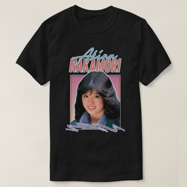 Camiseta Diseño de fans de música pop estilo retro J de Aki (Diseño del anverso)