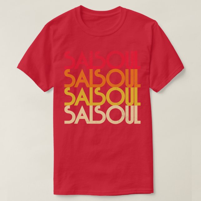 Camiseta Diseño de fans de Salsoul Retro (Diseño del anverso)