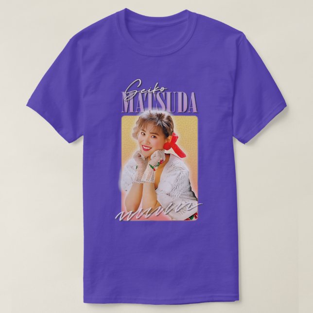 Camiseta Diseño de fans de Seiko Matsuda Retro 80 (Diseño del anverso)