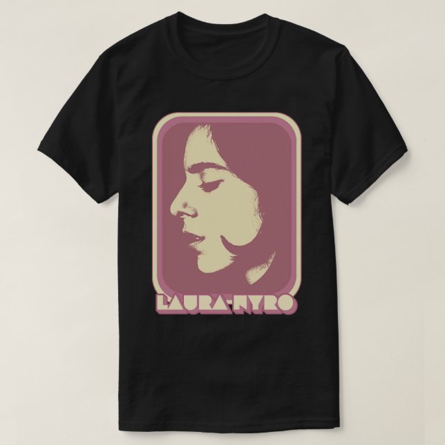 Camiseta Diseño de fans del estilo de los años 70 de Laura  (Diseño del anverso)