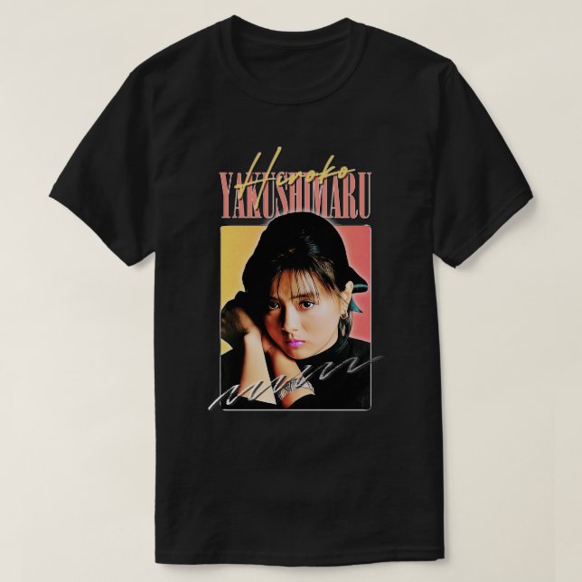 Camiseta Diseño de fans del Hiroko Yakushimaru Retro 80 (Diseño del anverso)