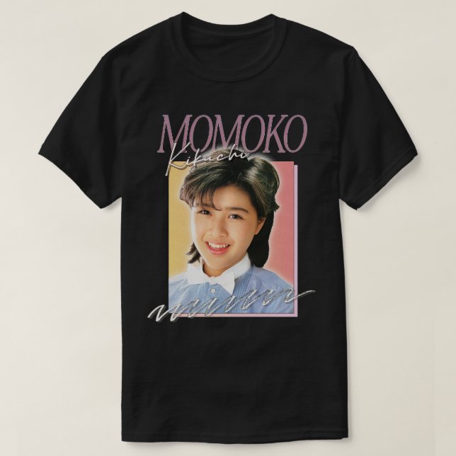 Camiseta Diseño de fans del Momoko Kikuchi Retro 80 (Diseño del anverso)