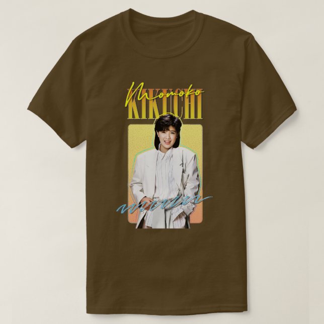 Camiseta Diseño de fans del Momoko Kikuchi Retro 80 (Diseño del anverso)