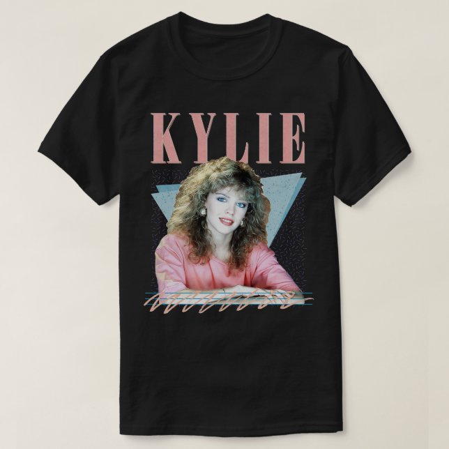Camiseta Diseño de fans retro de Kylie 80 (Diseño del anverso)