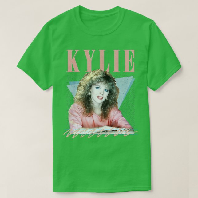 Camiseta Diseño de fans retro de Kylie 80 (Diseño del anverso)