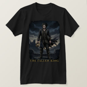 Camiseta Diseño de Fantasía Oscura Gótica del Rey Caído