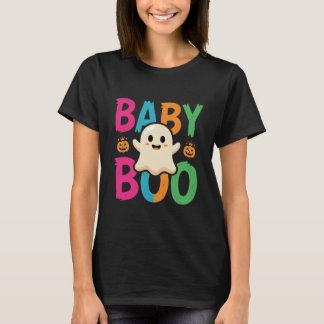 Camiseta Diseño de fantasma de Halloween Baby Boo_1