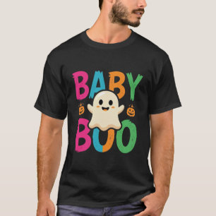 Camiseta Diseño de fantasma de Halloween Baby Boo_1