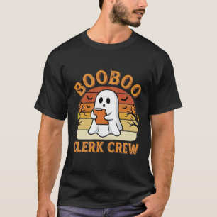 Camiseta Diseño de fantasma de Halloween para empleados de