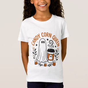 Camiseta Diseño de fantasma de la Reina de Caramelo de Maíz