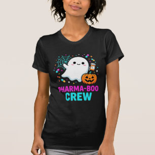 Camiseta Diseño de fantasma de la tripulación de Pharma-Boo
