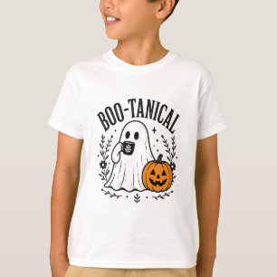 Camiseta Diseño de Fantasma Lindo Boo-tánico