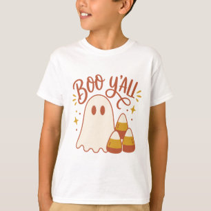 Camiseta Diseño de fantasma lindo Boo Y'all