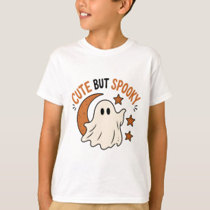 Camiseta Diseño de fantasma lindo pero espeluznante