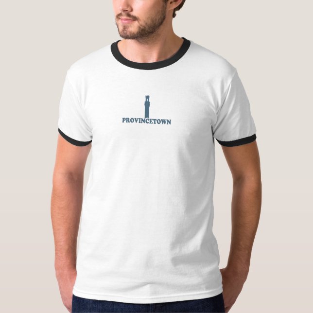 Camiseta Diseño de "Faro" de Provincetown. (Anverso)