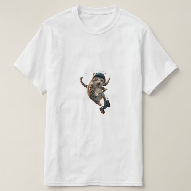 Camiseta Diseño de felinos divertidos Todos los días es una (Diseño del anverso)
