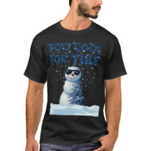 "Diseño de feriado de Snowman con hip-hop - camise