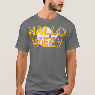 Camiseta Diseño de feriado fantasma de Halloween en Neon