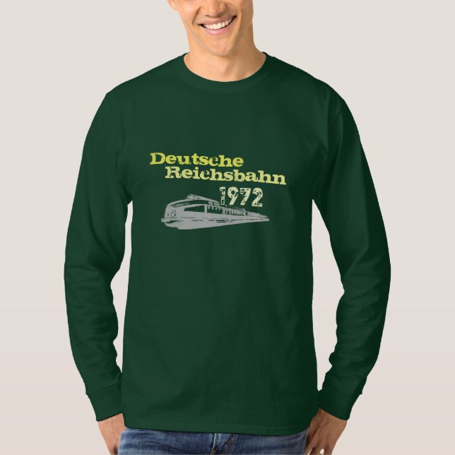 Camiseta Diseño de ferrocarril de imperio DDR (Anverso)