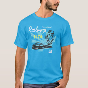 Camiseta Diseño de ferrocarril de imperio DDR internacional