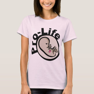 Camiseta Diseño de Feto Pro-Life