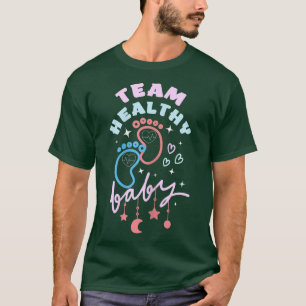 Camiseta Diseño de Fiesta de bebé saludable en equipo femen