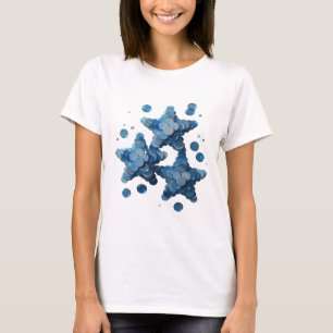 Camiseta Diseño de fiesta de cumpleaños ESTRELLA AZUL azul 