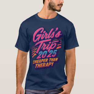 Camiseta Diseño de fiesta Retroravel Girlsrip 2025 amigo