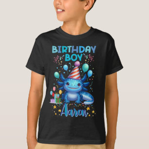 Camiseta Diseño de Fiestas Cutos de Aniversario Axolotl Vib