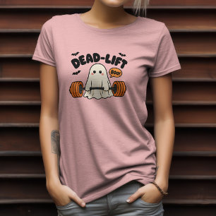 Camiseta Diseño de Fitness Fantasma de Peso Muerto Boo
