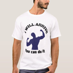Camiseta Diseño de Fitness Motivacional