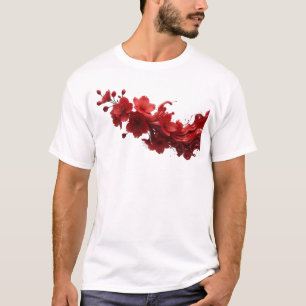 Camiseta Diseño de FLOR ABSTRACTO cautivador