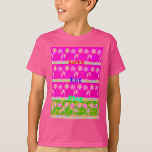 Camiseta Diseño de Flor Inspiradora Amar Jugar