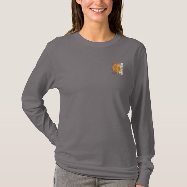 Camiseta DISEÑO DE FLOR PARA MUJERES (Anverso)