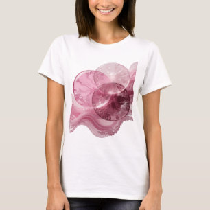 Camiseta Diseño de FLORES ALCOHÓLICAS de plata de moda