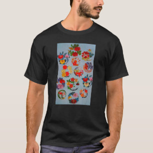 Camiseta Diseño de flores de kimono japonesas 1