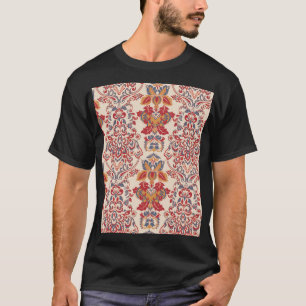 Camiseta Diseño de fondo de escritorio barroco floral vinta