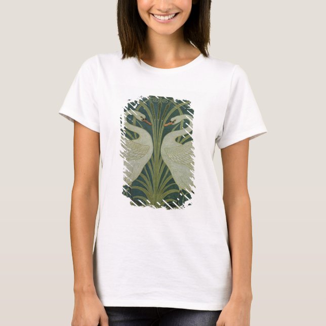 Camiseta Diseño de fondo de pantalla de "Swan, Rush e Iris" (Anverso)