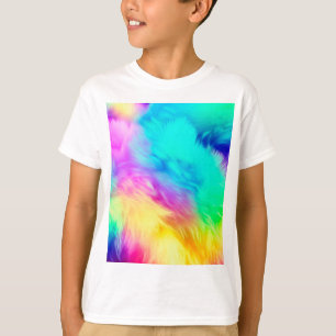 Camiseta Diseño de fondo de textura de pelaje esponjoso arc