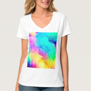 Camiseta Diseño de fondo de textura de pelaje esponjoso arc