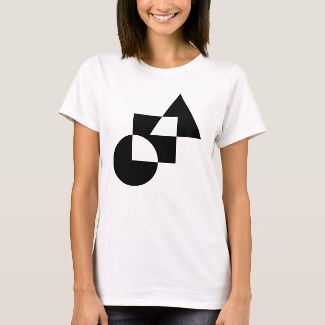 Camiseta diseño de formas geométricas (Anverso)