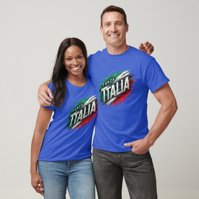 Camiseta Diseño de Forza Italia con efecto dinámico (Unisexo)