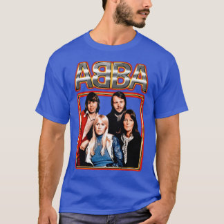 Camiseta Diseño de foto de grupo de ABBA para amantes de la