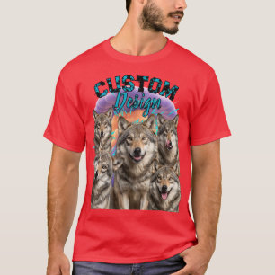 Camiseta Diseño de foto de rap personalizado único