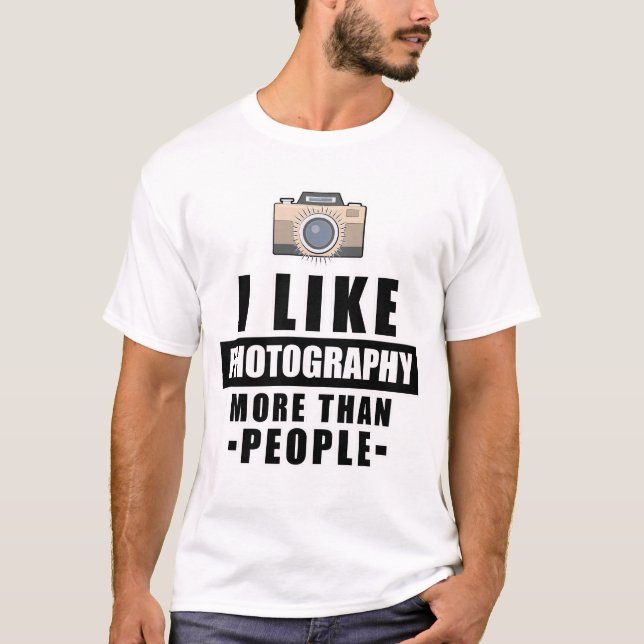 Camiseta Diseño de fotografía divertida (Anverso)